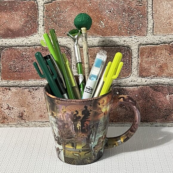 DALI Museum Art Mug Pen Holder Multi Novelty Collectible Souvenir Pencil Holder - Picture 12 of 16